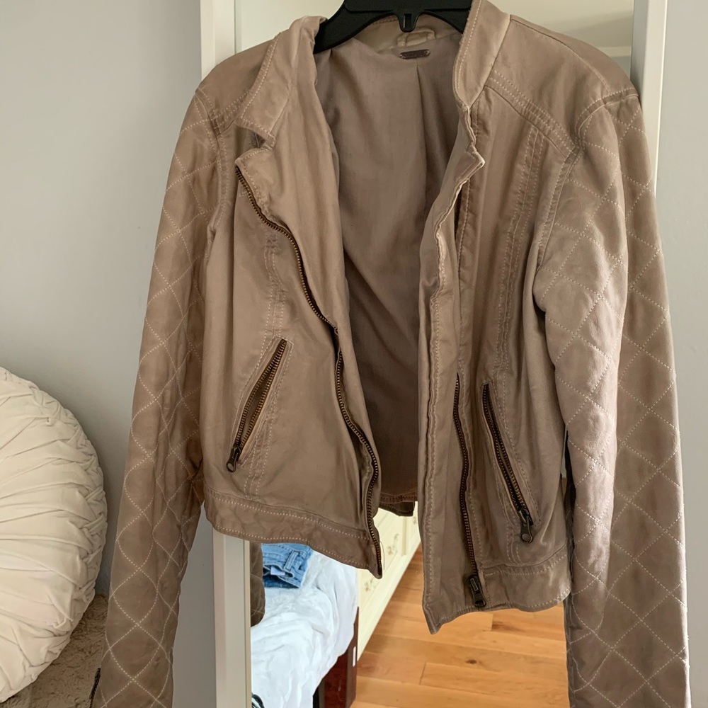Free People Leather Jacket